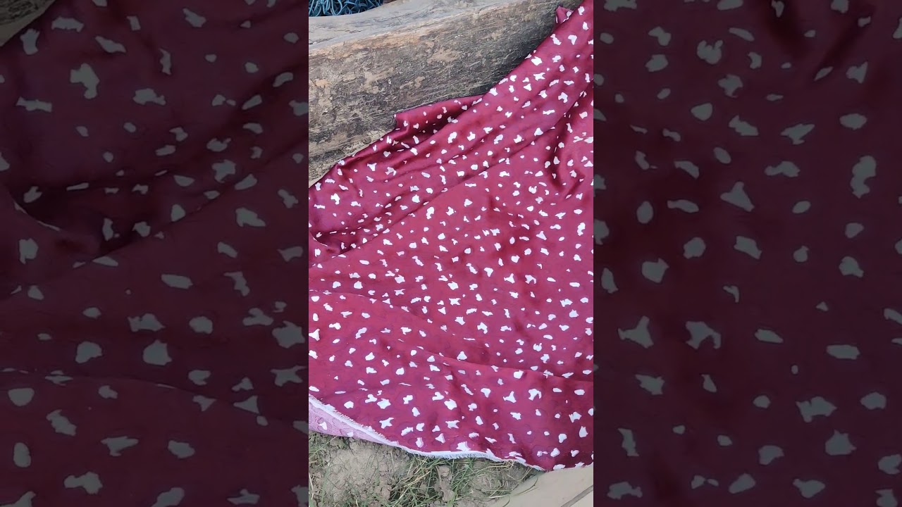 designer leopard print satin fabric| latest design fabrics shop in India| Western printed fabrics