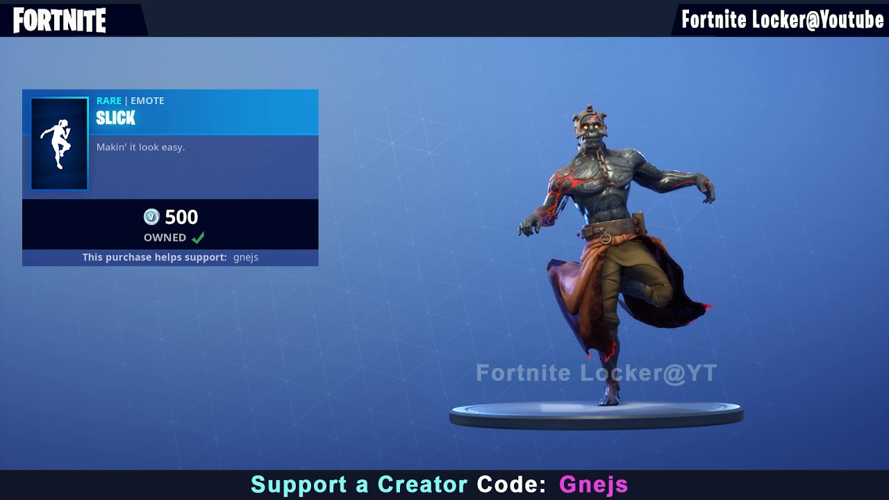 Slick Emote Fortnite Wiki Slick Emote Fortnite Wiki