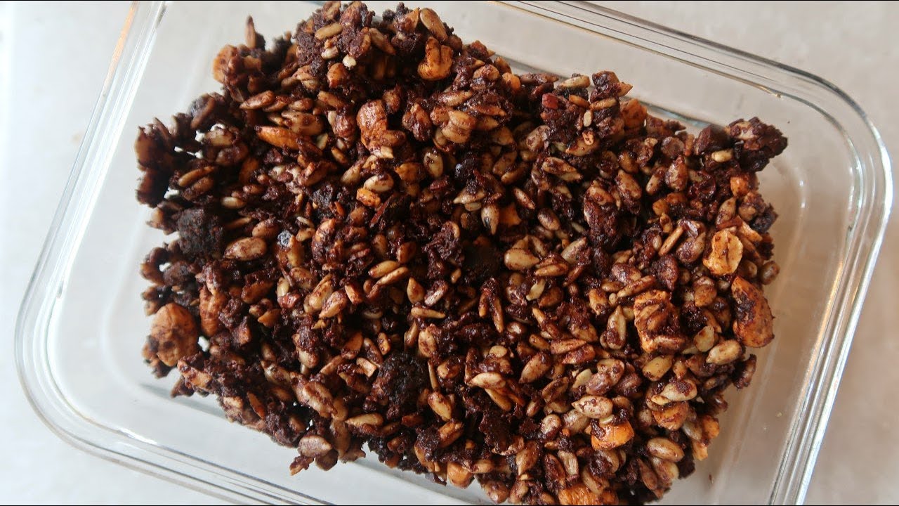 Gluten Free Granola Recipe | Nutty Chocolate Coconut Granola - YouTube