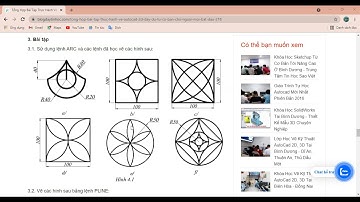 ✅ AUTOCAD 2D CƠ BẢN NÂNG CAO bài thực hành số 4 P1