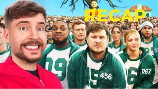 456 People Competed In A Real Live Squid Game Mrbeast Squid Game In Real Live Recap