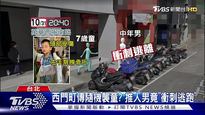擋到你? 男隨機"推人撞牆" 7歲童左手骨折 - 天天要聞