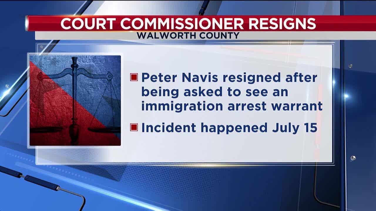 Wisconsin court commissioner resigns after dispute over immigration warrant