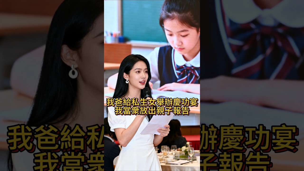 我爸给私生女举办庆功宴，我当众放出亲子报告