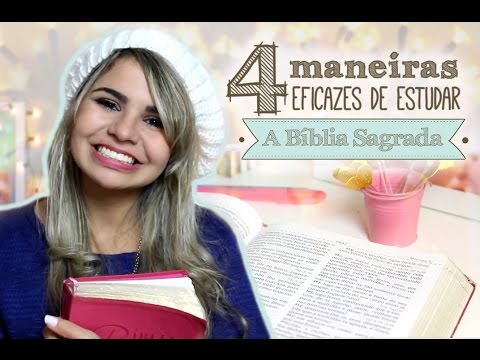 Vídeo: 4 maneiras de estudar a Bíblia