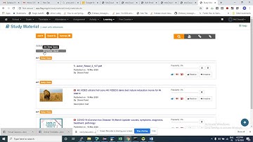 Study Material And Assignment