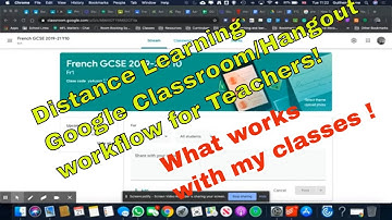 Google Classroom for Teachers Workflow, Tips in Google for education suite