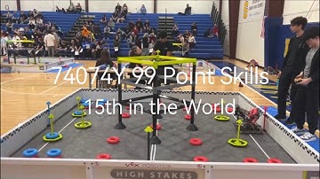99 Point Skills | 74074Y Bamboozled | VEX High Stakes