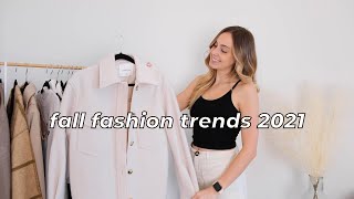 FALL FASHION TRENDS 2021 | closet essentials and casual outfits