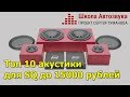 Топ 10 акустики для SQ до 15000 рублей