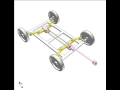 Mechanism for steering a 4-wheel trailer with small turning radius 4