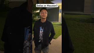 What’s more DANGEROUS Dallas or Houston? #3rdward #publicinterview  #shorts