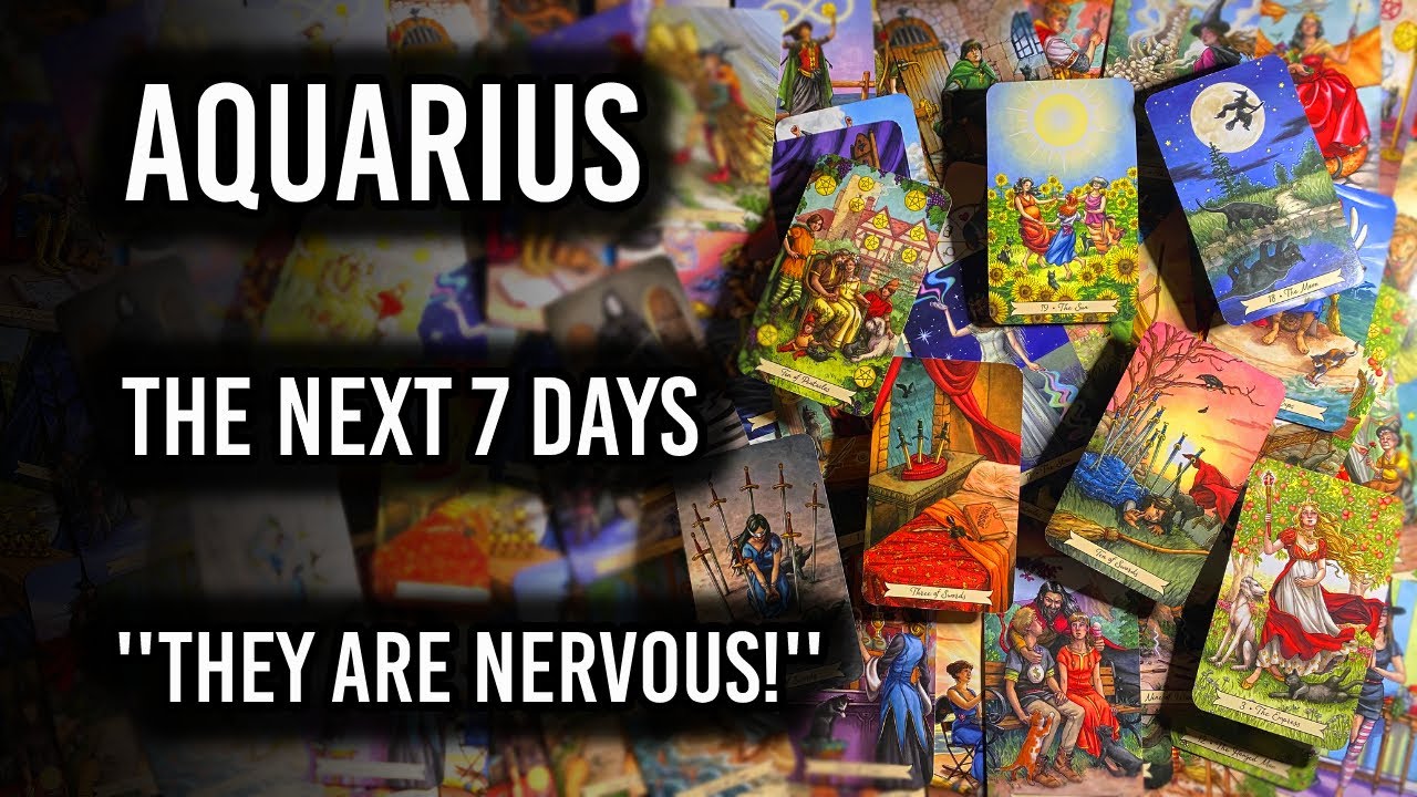 AQUARIUS DECEMBER 2021 TAROT READING [THEY ARE NERVOUS!] - YouTube