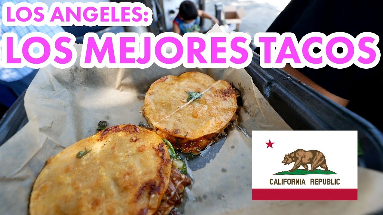 Los Mejores Tacos En LOS ANGELES California El Compita. YouTube