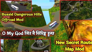 #Bussid_3.6 .1 update Dangerous mountai Offroad Map Mod Bus simulator indonesia nepali bus skin