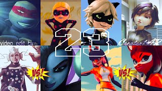 RE-FLESH ONE 2018 —23 Miley Cyrus (Most Feat Raph&Mikey&Chat Noir) TMNT/MIRACULOUS/BIG HERO 6 AMV♫