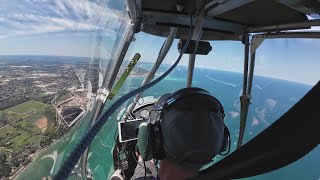 Flight to Lake Michigan (Sheboygan, WI)