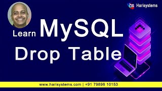 Drop table in SQL | SQL tutorial | Sekharmetla | Harisystems