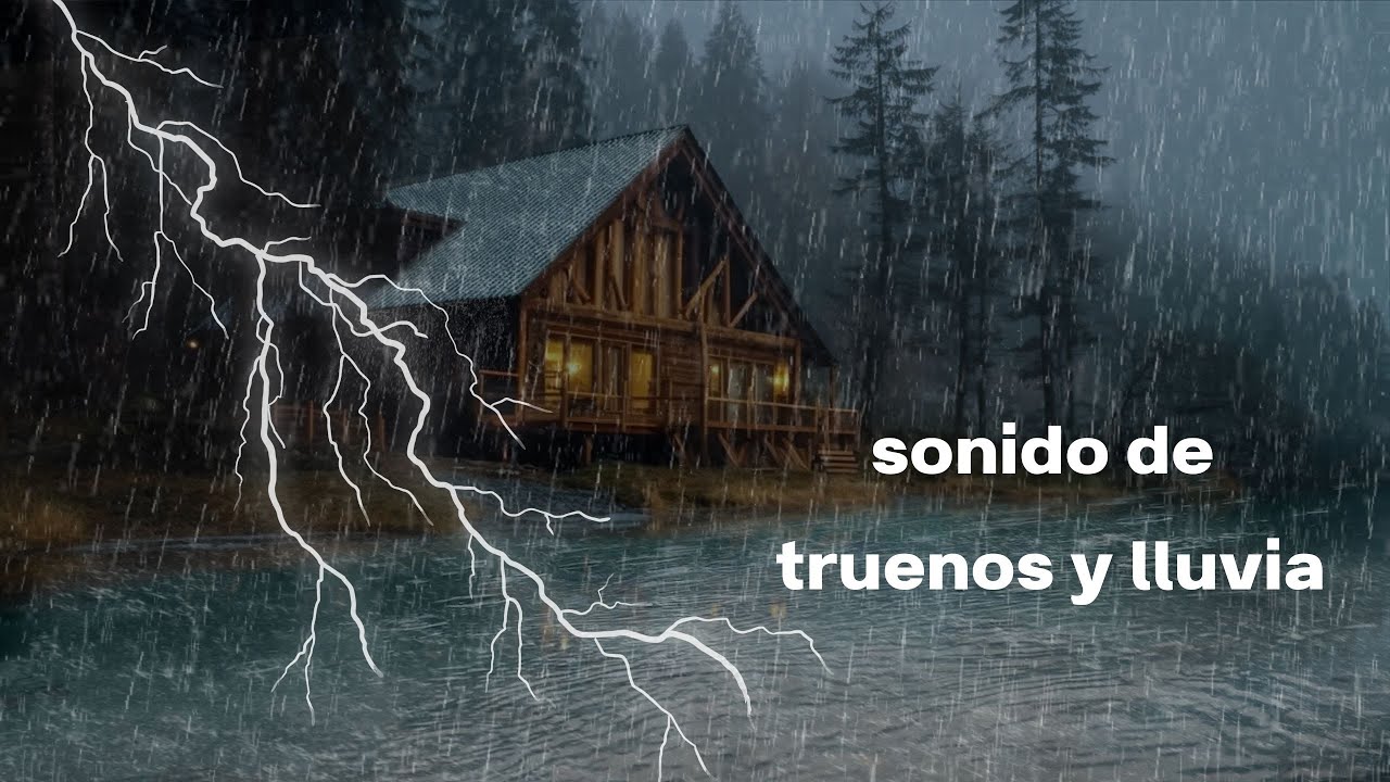 El sonido de la lluvia y los truenos calma la mente, alivia el estrés y