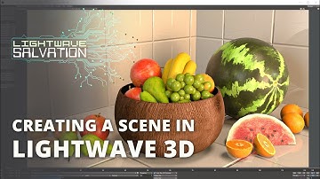Creating a scene in Lightwave 3D