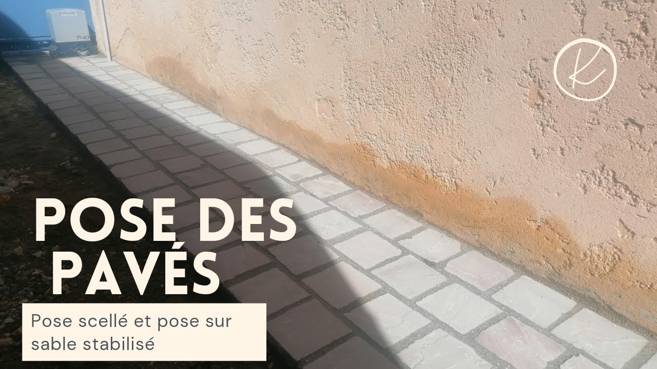 Pose des pavés scelles et sur sable stabilisé YouTube — free download