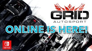 GRID Autosport ONLINE for Nintendo Switch is HERE!!!! First online race...