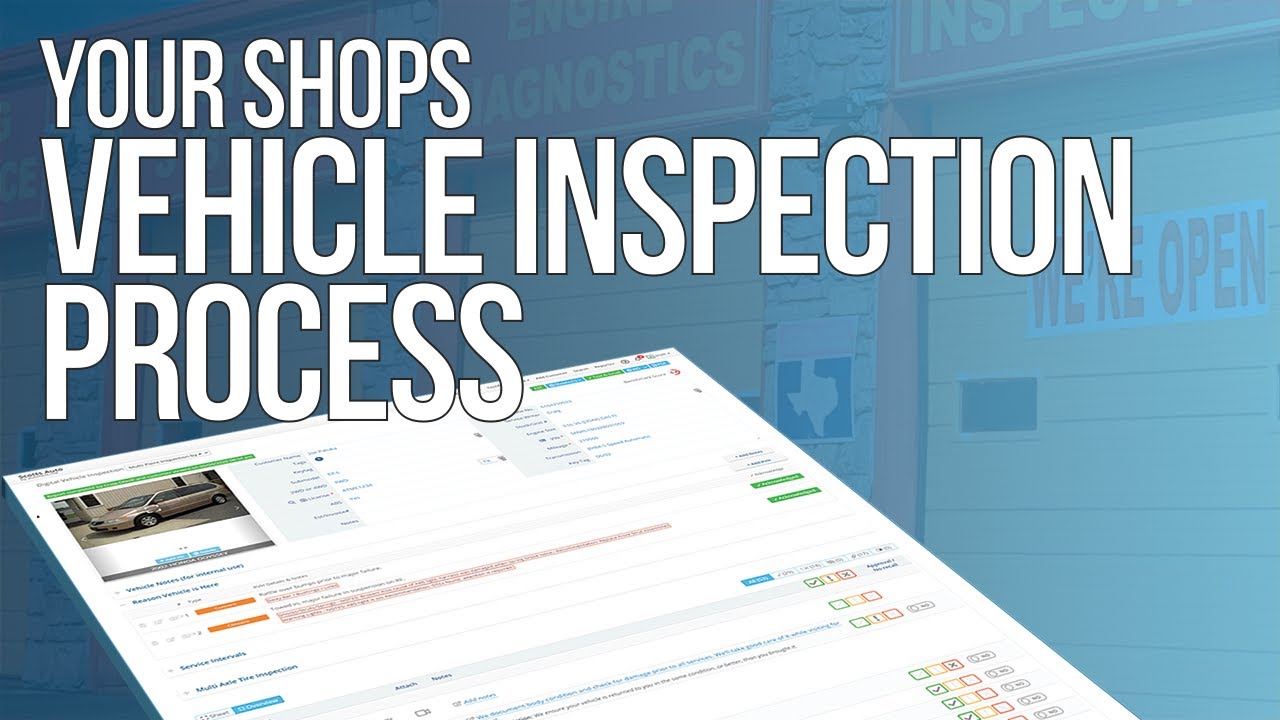 Your Shops Vehicle Inspection Process with autotext.me