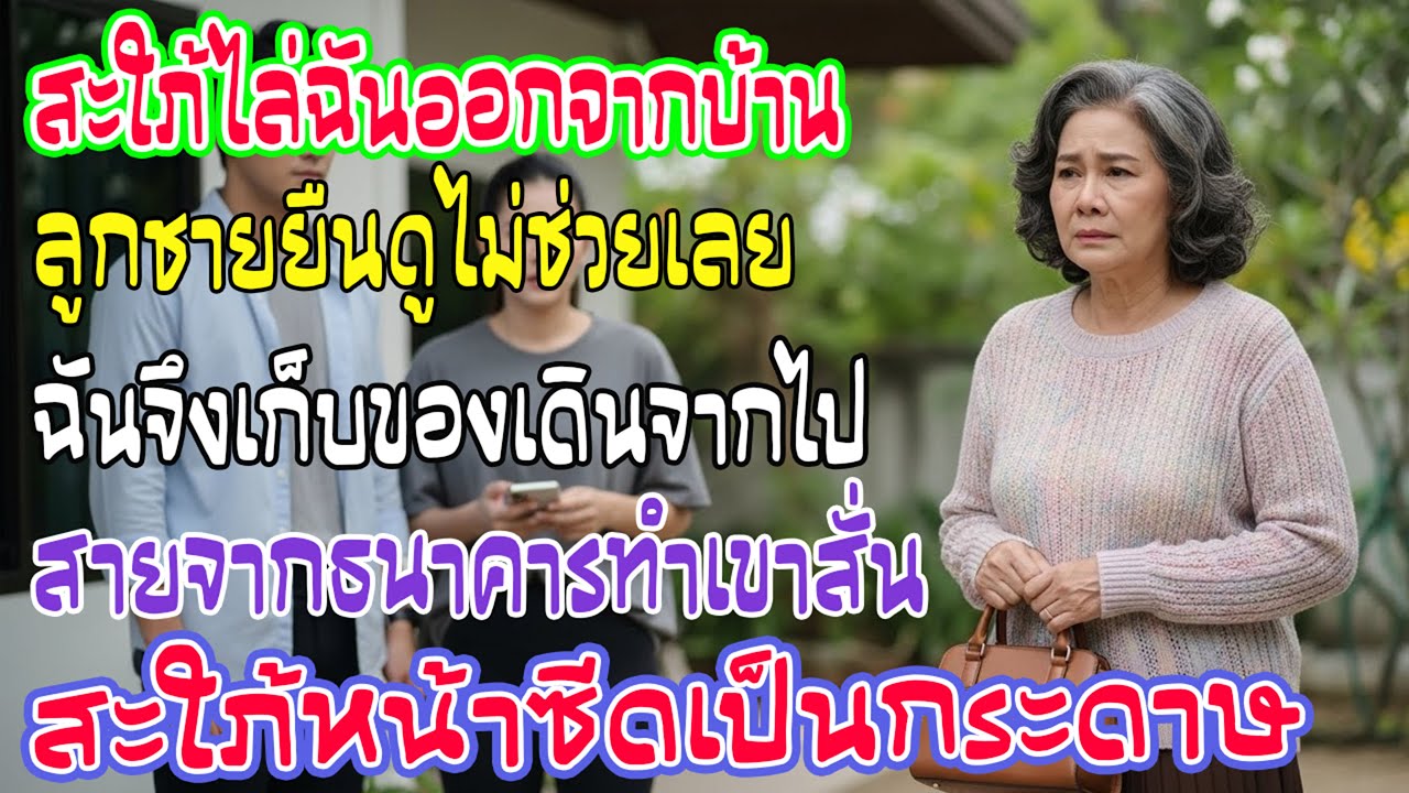โดนตะโกนไล่ ฉันเดินออก วันต่อมาโทรจากธนาคารทำลูกสะใภ้หน้าซีด
