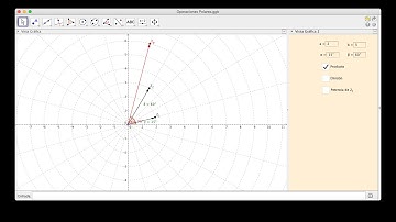Los Números Complejos. Vídeo 3. Operaciones con complejos en forma polar con GeoGebra.
