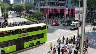 Orchard Road intersection Singapore - Timelapse
