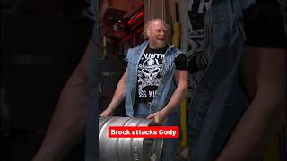 Brock Brutal Attack on Cody #shorts