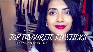 Top Favourite Mac Lipsticks Indian Asian Tan Olive Skin Tones Vithya Hair And Makeup Artist Youtube