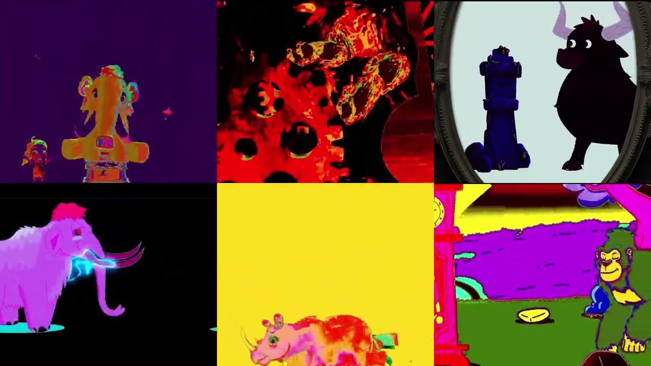 HICKORY DICKORY DOCK ~ FIRE ELEPHANTS VS MAD BULL VS BULLY MAMMOTH VS INVERSION EFFECTS GORILLA