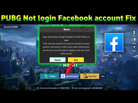 pubg login problem Fix facebook account | pubg global login problem | pubg login problem new Version