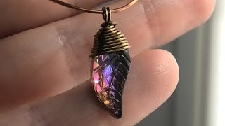 Wire Wrapping Side Drilled Briolette Bead Tutorial