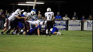 Fourth down stop near goal line