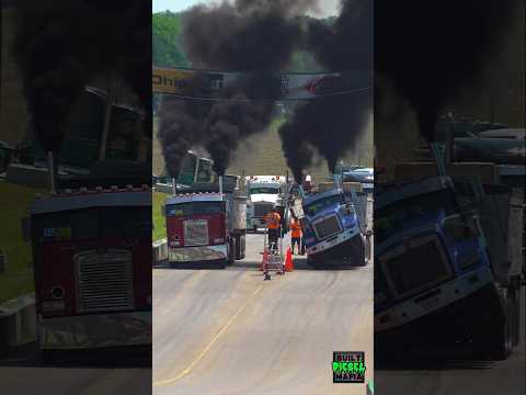 Kenworth On Kenworth Getting Absolutely WILD Loaded Semi Drag Racing Unc S Semi Stampede 2025