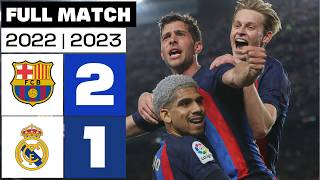 FC Barcelona 2 - 1 Real Madrid 2022/23 | VISAS MAČAS