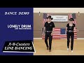 Lonely drum  line dance demo  walk through