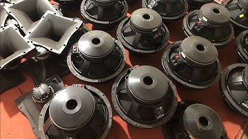 Loa bãi RCF bass trelb made in ITALY,trelb neo ND350,chuẩn bị ra lò cho các bác rồi đây !