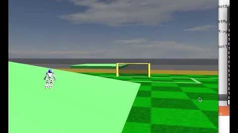 walking Nao robot on incline surface