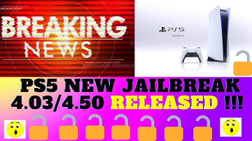 PS5 New Jailbreak 4.03/4.50 Released !!! 😱😱🤑🤓