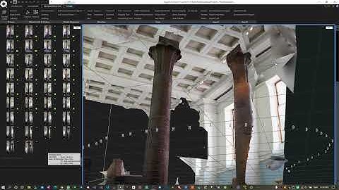 Photogrammetry test with Reality Capture - Egyptian column with hieroglyphs