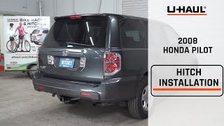 2008 Honda Pilot Trailer Hitch Installation