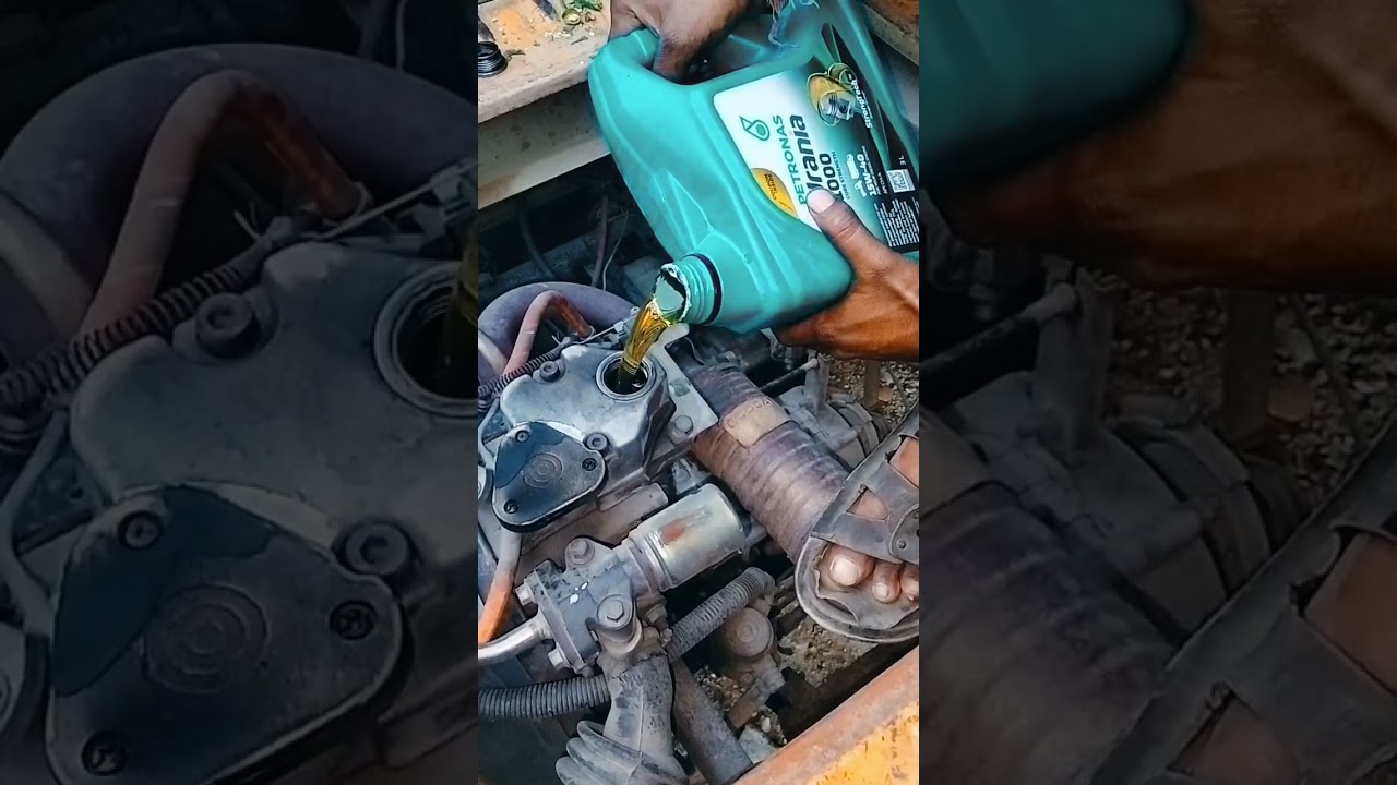 PIAGGIO ape AUTO 3 WHEELER BS 3 oil change 