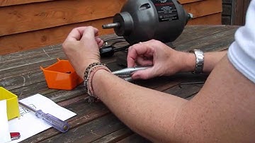 Buffer conversion of a bench grinder