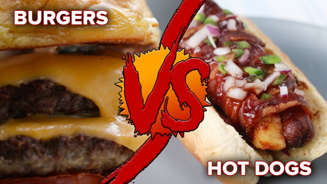 Burgers Vs. Hot Dogs | Tasty