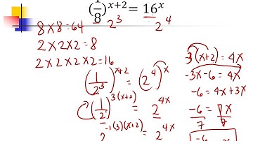 GENERAL MATHEMATICS   SOLVING EXPONENTIAL EQUATIONS   TAGALOG VERSION