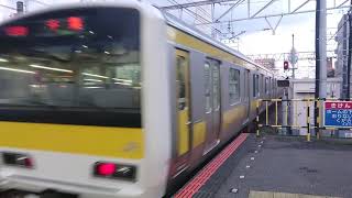 E231系500番台A501編成 千葉行き 船橋駅発車