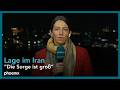 Ref:1ewH2UPCoFU Schaltgespr�ch mit katharina willinger (ard-korrespondent) zur lage im iran